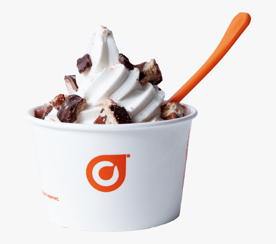 Food,frozen Dessert,frozen Yogurt,ice Serve Ice Ice - Sundae, Transparent Clipart