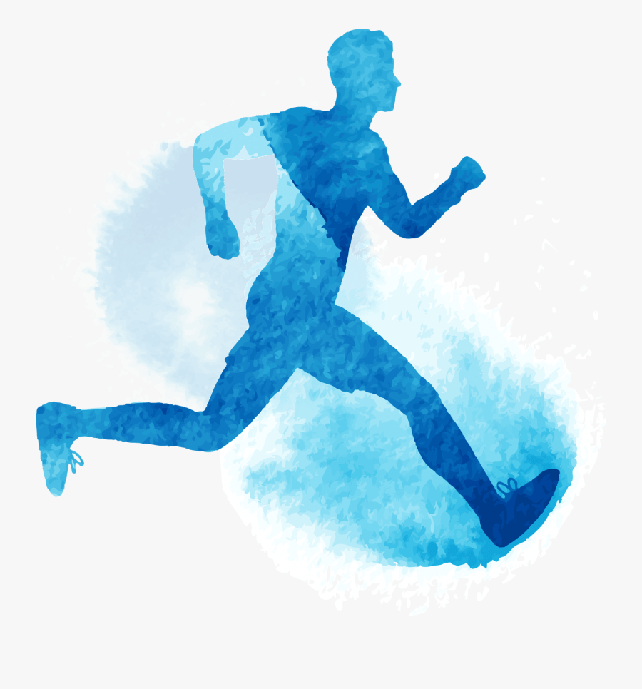 People Running Drawing Cartoon, Transparent Clipart