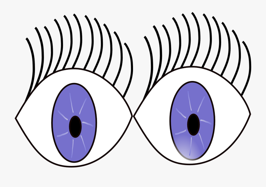 Transparent Real Eyes Png - Eyes Wide Open Cartoon, Transparent Clipart