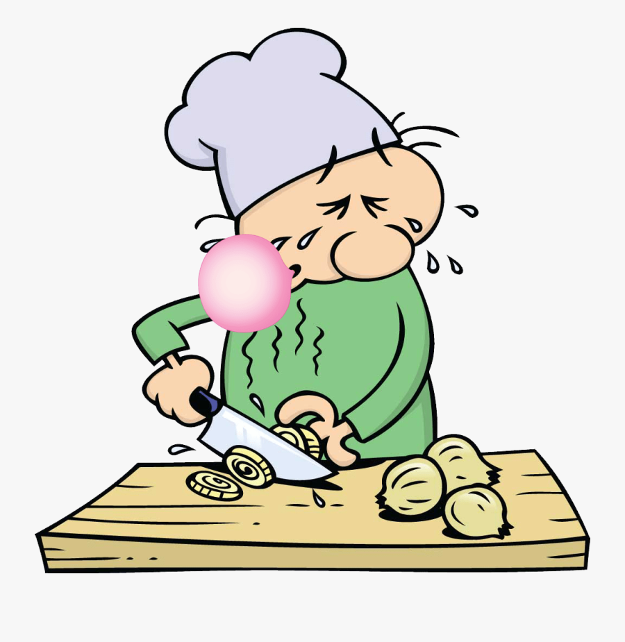 Chewing Gum While You Cut An Onion Will Help Keep From - Cutting Onions Crying, Transparent Clipart