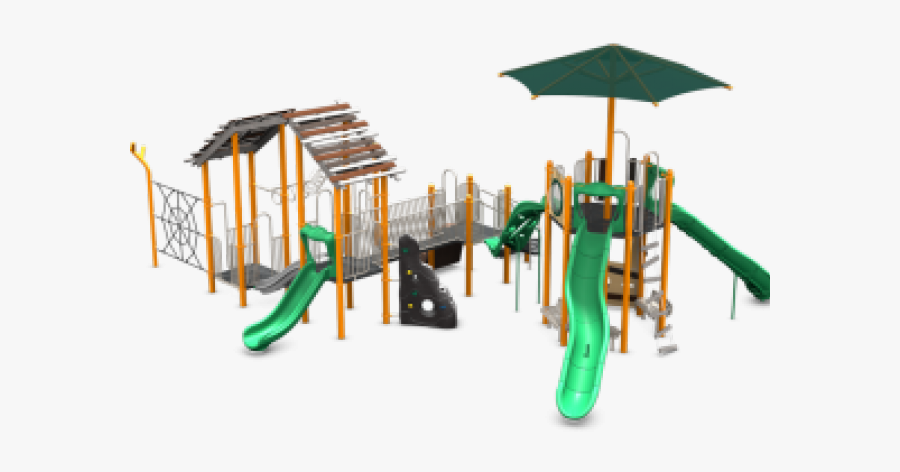 Playground Clipart Outside Playground - Playground Slide, Transparent Clipart