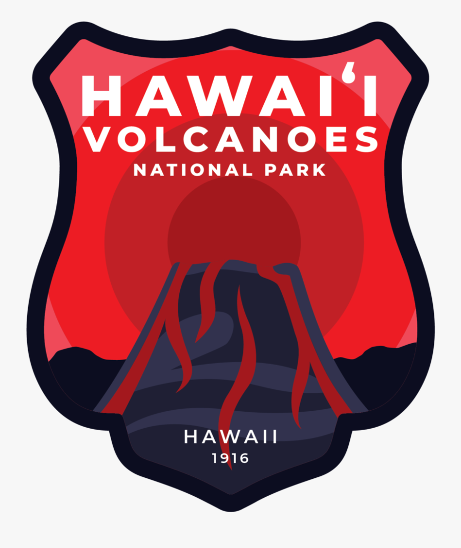 Hawaii Volcanoes National Park Logo, Transparent Clipart
