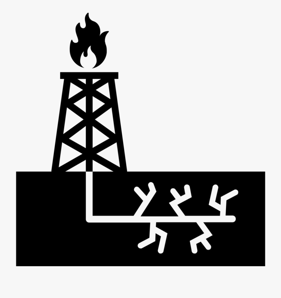 Transparent Small Town Silhouette Png - Hydraulic Fracturing Icon, Transparent Clipart