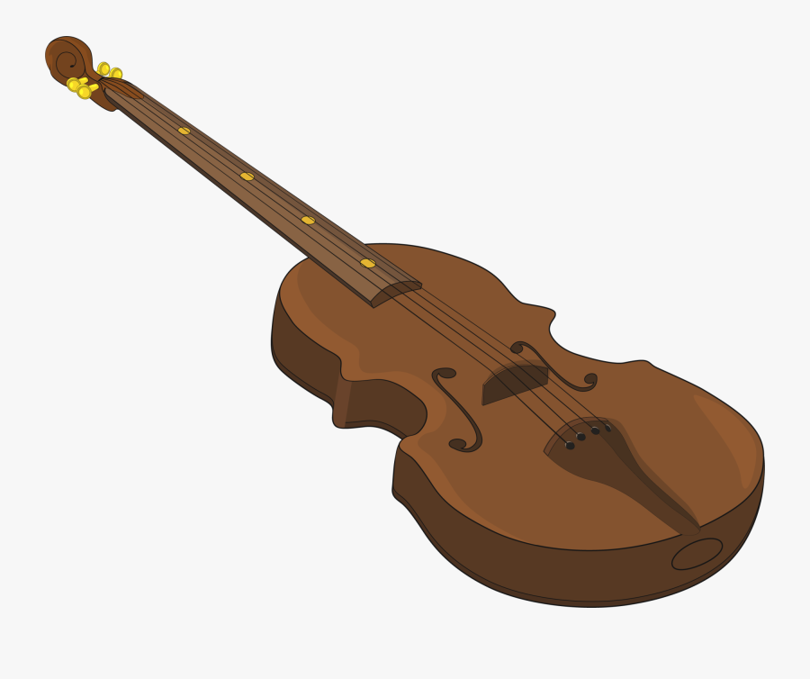 Clip Art Cartoon Fiddle - Violin Cartoon Png, Transparent Clipart