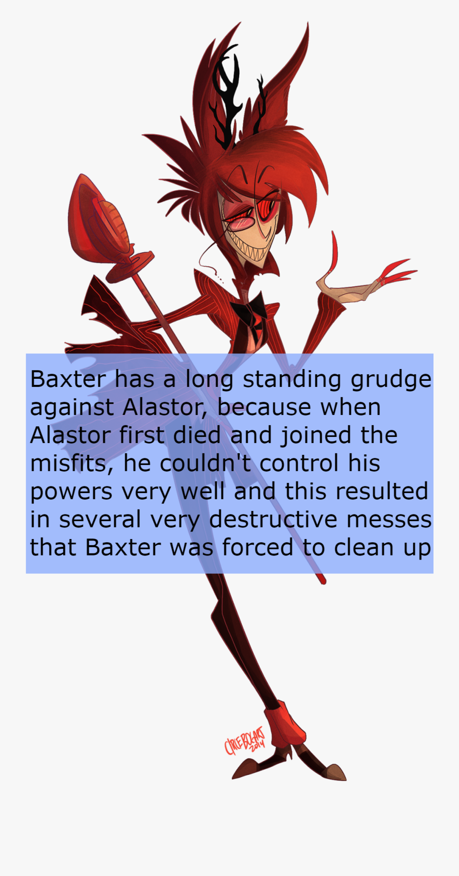 Transparent Grudge Png - Alastor And Baxter Hazbin Hotel, Transparent Clipart