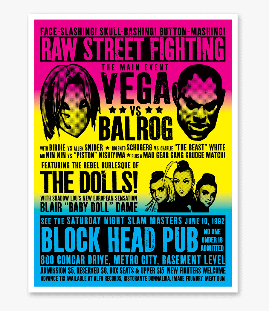 Clip Art Fight Night Fangamer - Street Fighter T Shirt, Transparent Clipart