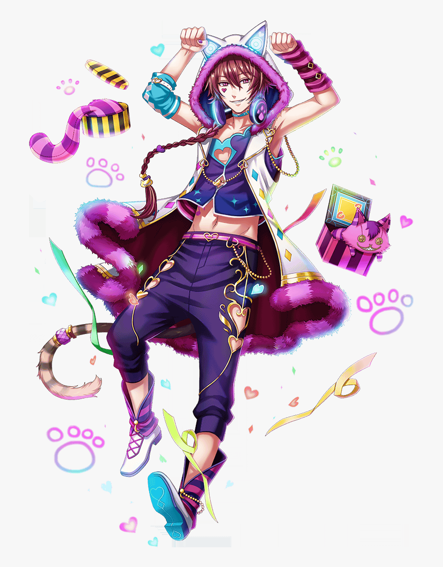 #cheshirecat #cheshire #cat #anime #animeboy #cute - Cheshire Cat Anime Boy, Transparent Clipart