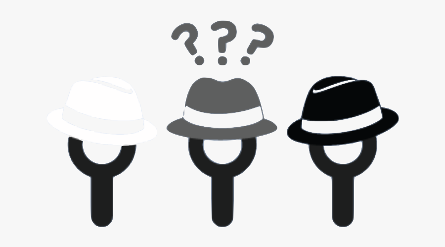 Black Hat Hacker - White Hat Black Hat Grey Hat Seo, Transparent Clipart