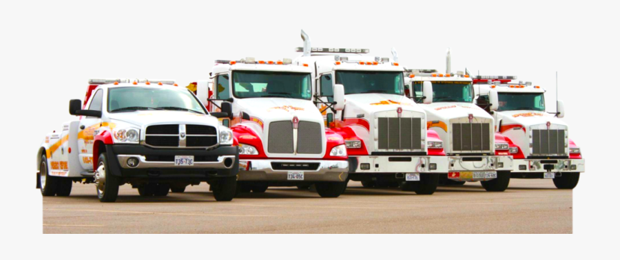 Transparent Flatbed Tow Truck Png - Trailer Truck, Transparent Clipart