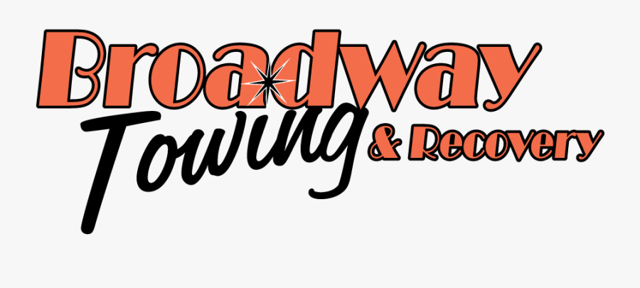 Broadway Towing & Recovery Logo - Calligraphy, Transparent Clipart