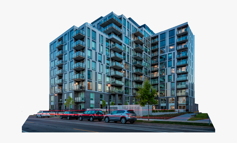 Apartment Complex Clipart Big Company - Apartment, Transparent Clipart