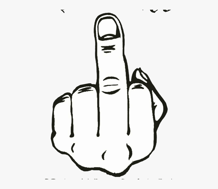 Middle Finger Free Clip Art On Transparent Png - Draw A Middle Finger Easy ...