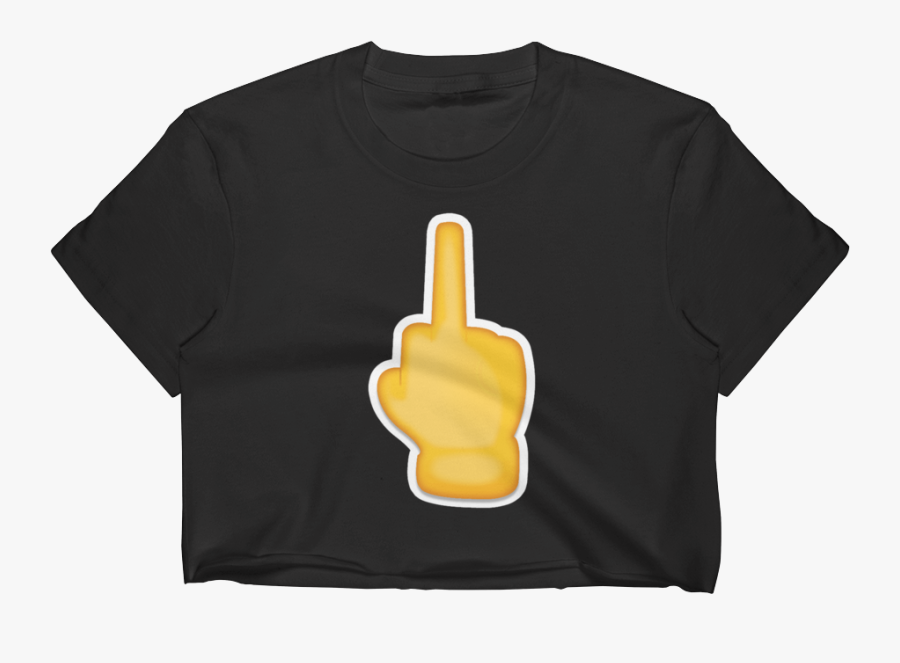 Side Middle Finger Png - Active Shirt, Transparent Clipart