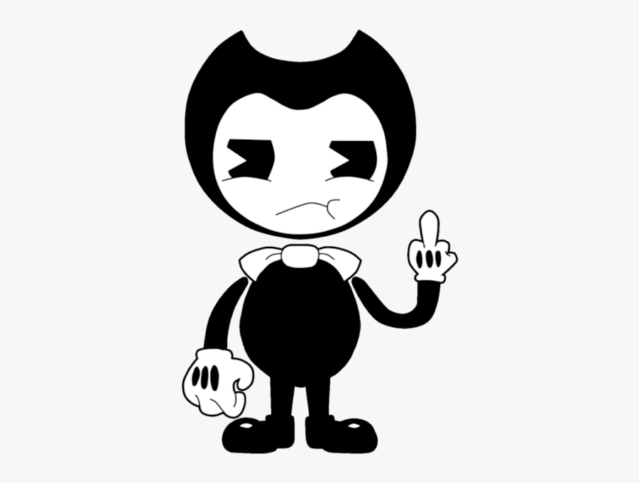 Cartoon Middle Finger Png - Bendy And The Ink Machine, Transparent Clipart