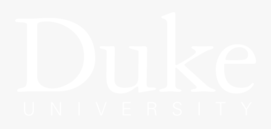 Duke University Logo White, Transparent Clipart