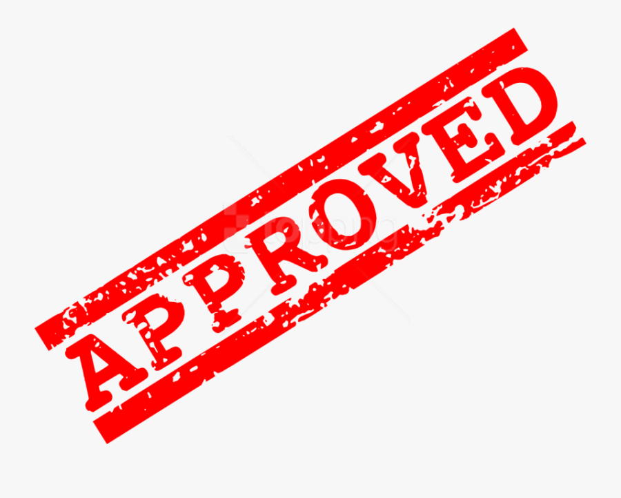Transparent Clipart Squiggles - Red Stamp Of Approval, Transparent Clipart
