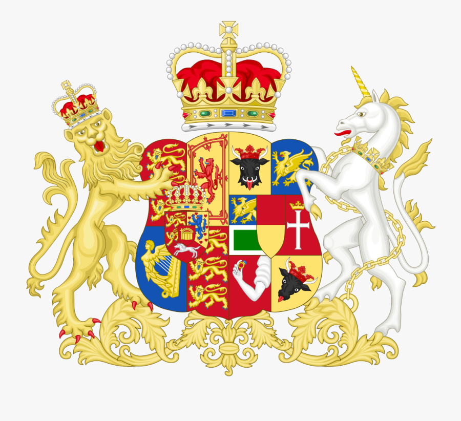 Coat Of Arms Of Queen Charlotte - British India Coat Of Arms, Transparent Clipart
