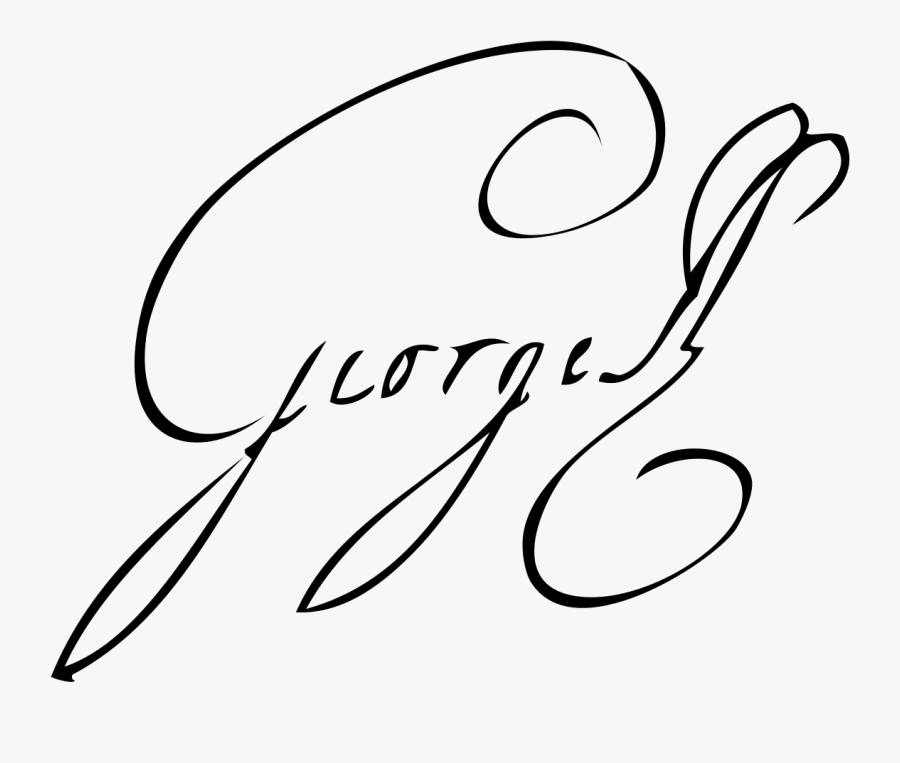 Transparent King George Iii Clipart - Signature For Name Starting With G, Transparent Clipart