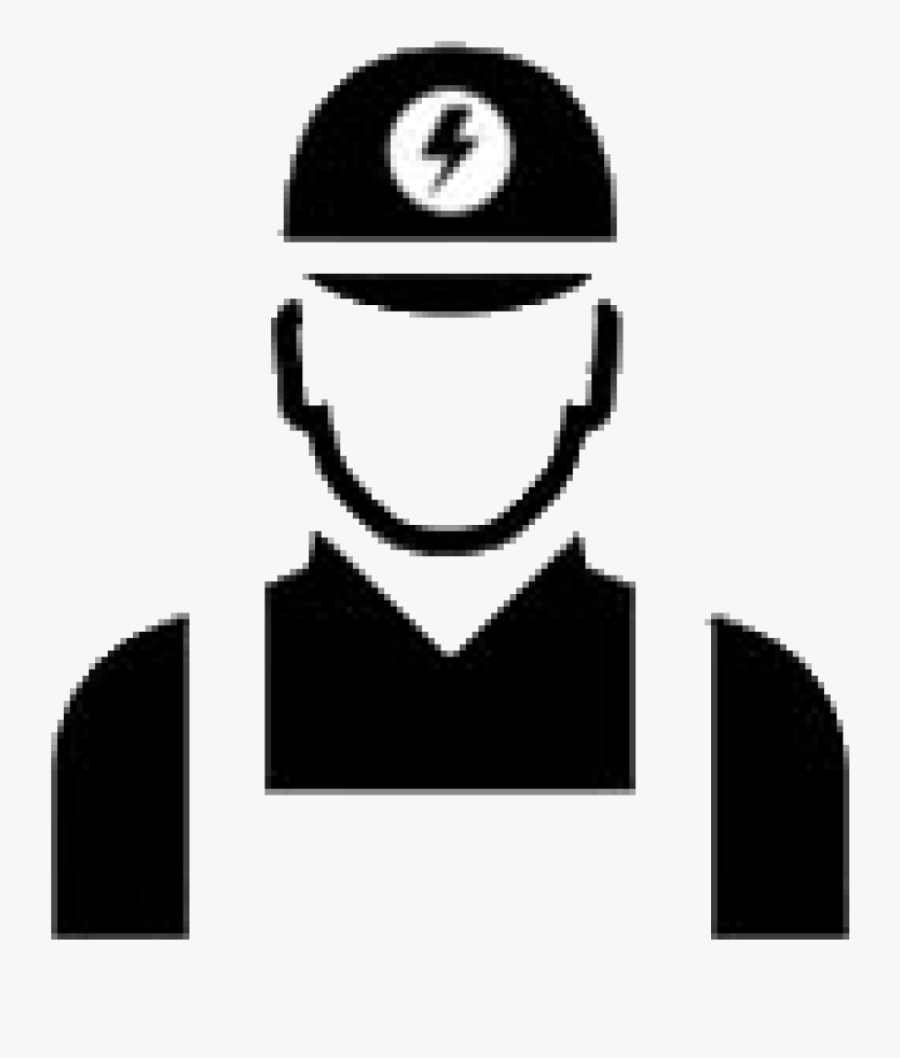 Electrician Mascot Vector Clipart , Png Download - Supply & Installation Icon, Transparent Clipart