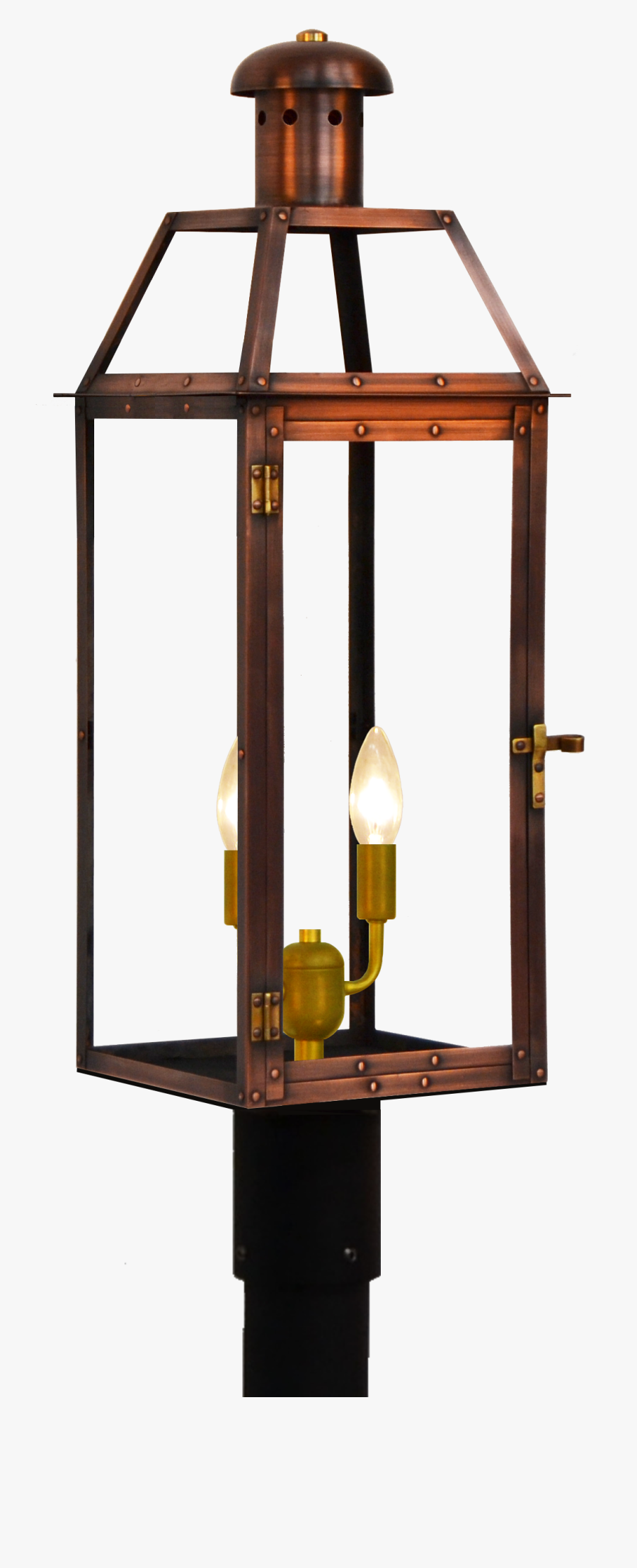 Oakley Lantern With Basic Post Mount Clipart , Png - Wood, Transparent Clipart