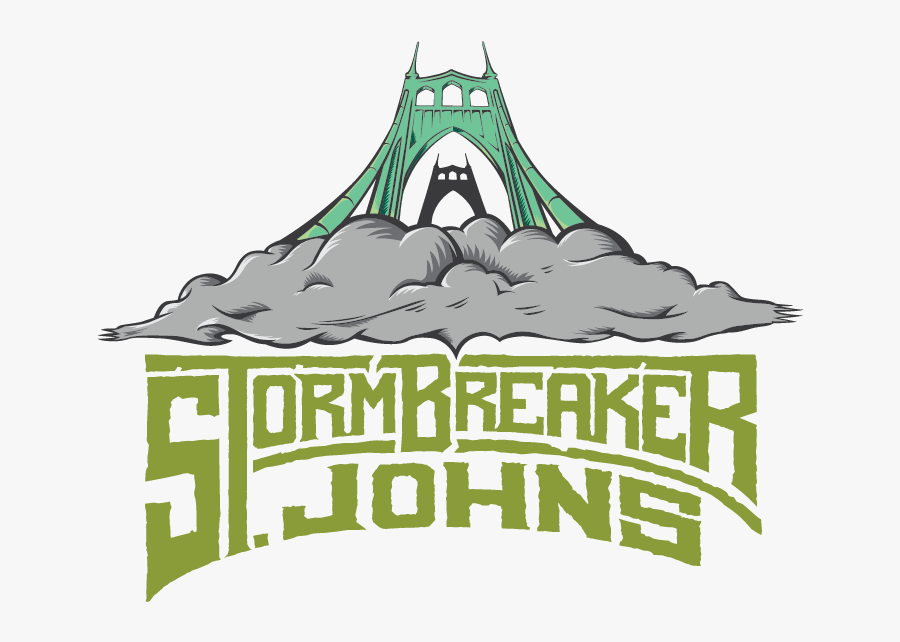 St Johns Stormbreaker Logo Green Type - Stormbreaker Brewing, Transparent Clipart