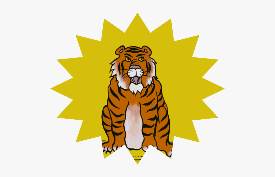 Tiger Inpixio - You Donut Know How Much I Love You, Transparent Clipart
