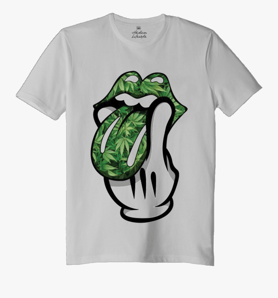Mickey Mouse Cannabis Smoking Joint T-shirt - Weed Mickey Mouse Drawing, Transparent Clipart