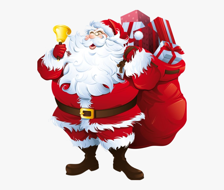 Joyeux Noël Et Bonne Fête A Vous Tous - Santa Claus Vector Png, Transparent Clipart