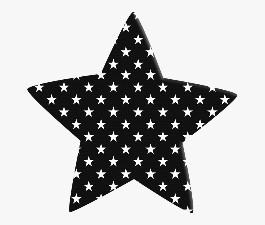Transparent Background Black Star, Transparent Clipart