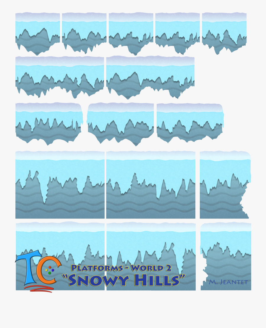 Hills Clipart Snowy - Snowy Platform Png, Transparent Clipart