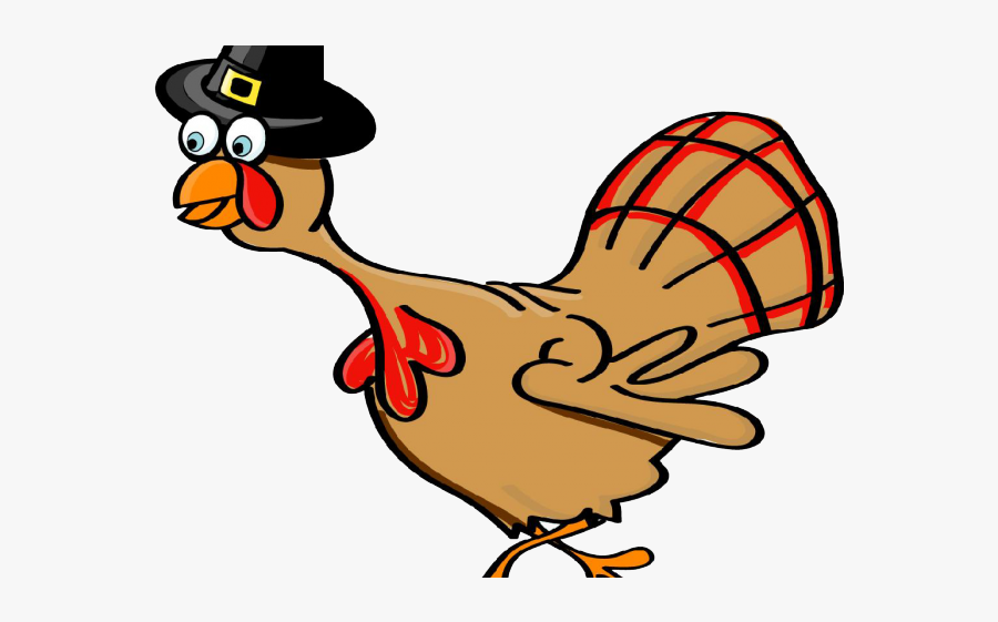 Turkey Clipart Fun - Cute Thanksgiving Clip Art Transparent Background, Transparent Clipart