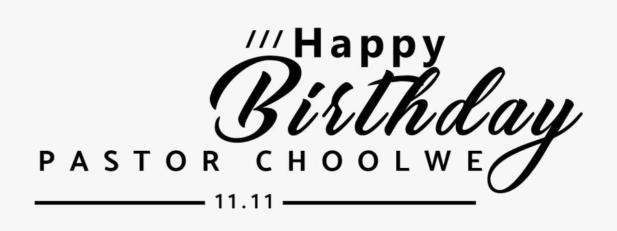 Transparent Happy Birthday Banner Png - Happy Birthday Typo Png, Transparent Clipart