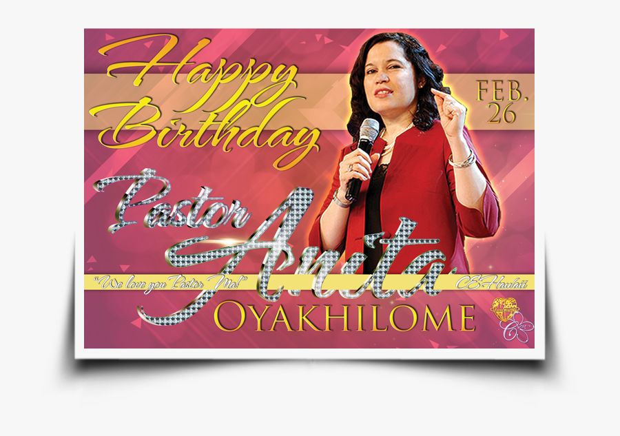 Clip Art Pastor Appreciation Flyers - Poster, Transparent Clipart