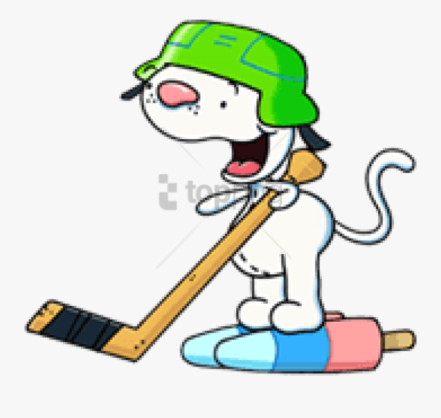 Free Png Download Binoo Playing Ice Hockey Clipart - Binoo Playing Hockey, Transparent Clipart