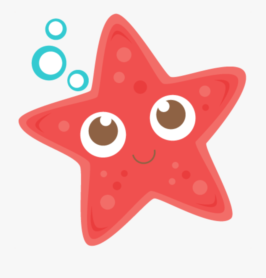 Hatenylo Com Svg Scrapbook - Cute Starfish Clipart, Transparent Clipart