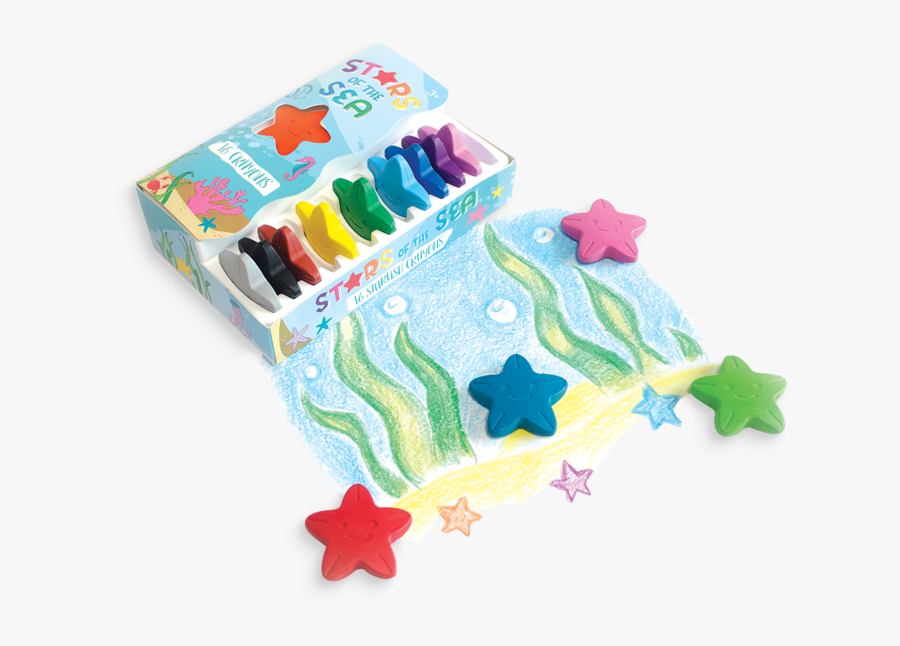 Transparent Baby Starfish Clipart - Crayon, Transparent Clipart