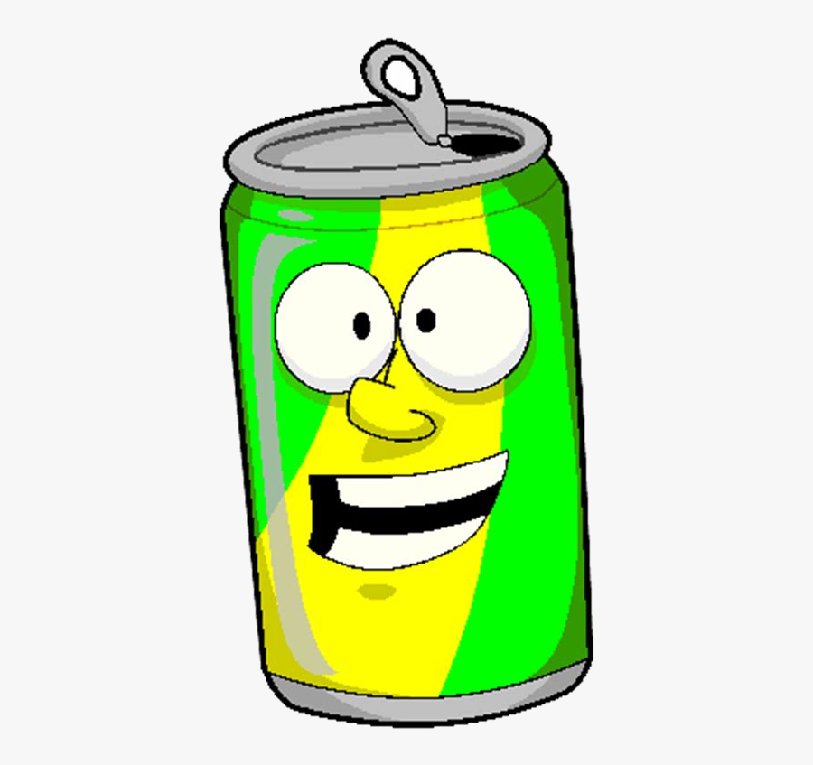 Soda Can Cartoon Transparent Png - Cartoon Can Of Drink, Transparent Clipart