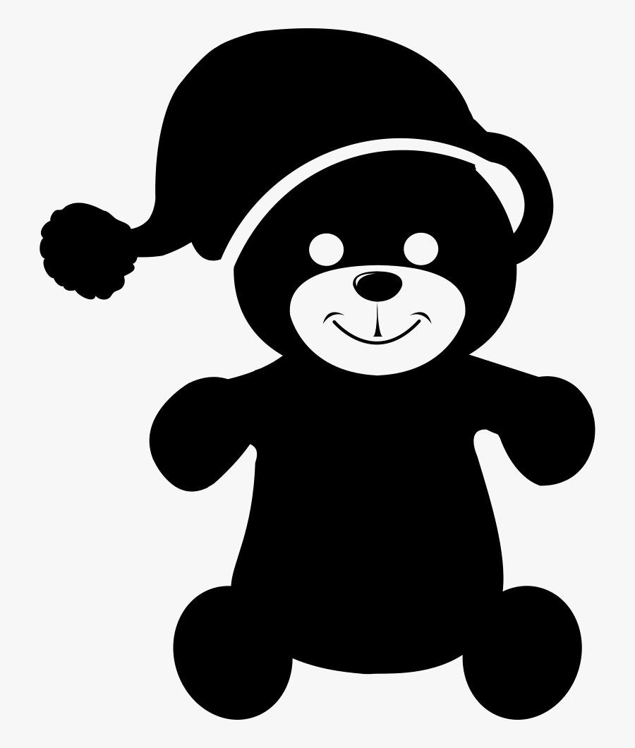 Teddy Bear With Sleep Hat - Oso Dormido Vector, Transparent Clipart