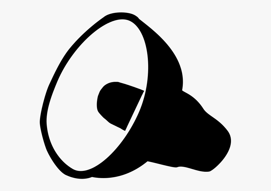 Speaker Icon Black - Icon, Transparent Clipart