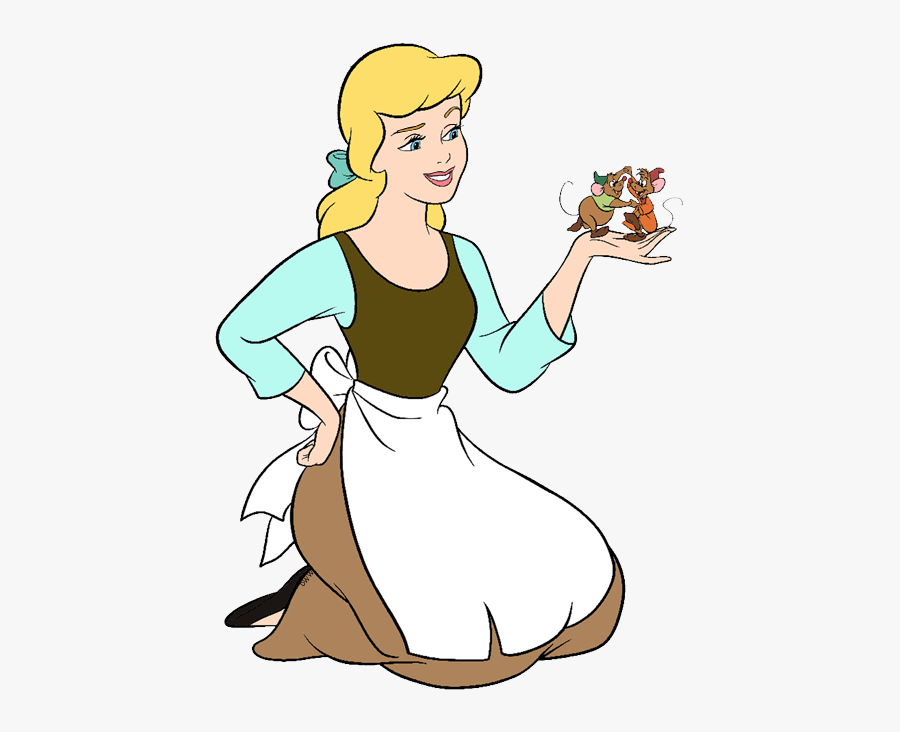 Cinderella And Her Mice Friends, Transparent Clipart