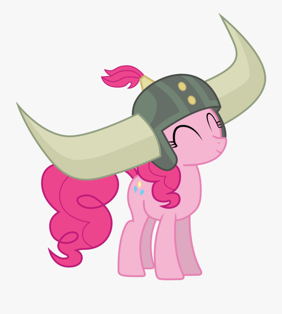 Pinkie Pie Yak Helmet, Transparent Clipart