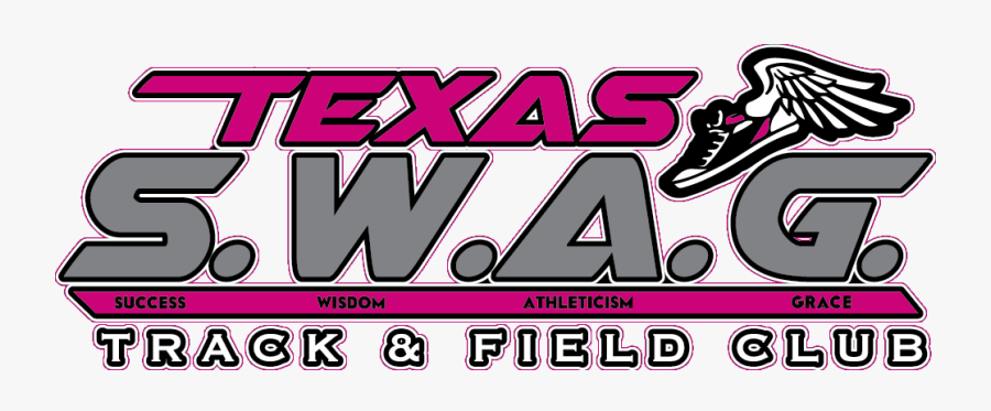 Texas S - W - A - G - Track & Field Club - Track And Field, Transparent Clipart