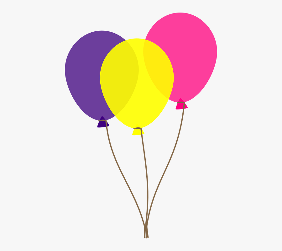 Transparent Pink Balloons Png - Transparent Background Balloon Clipart, Transparent Clipart