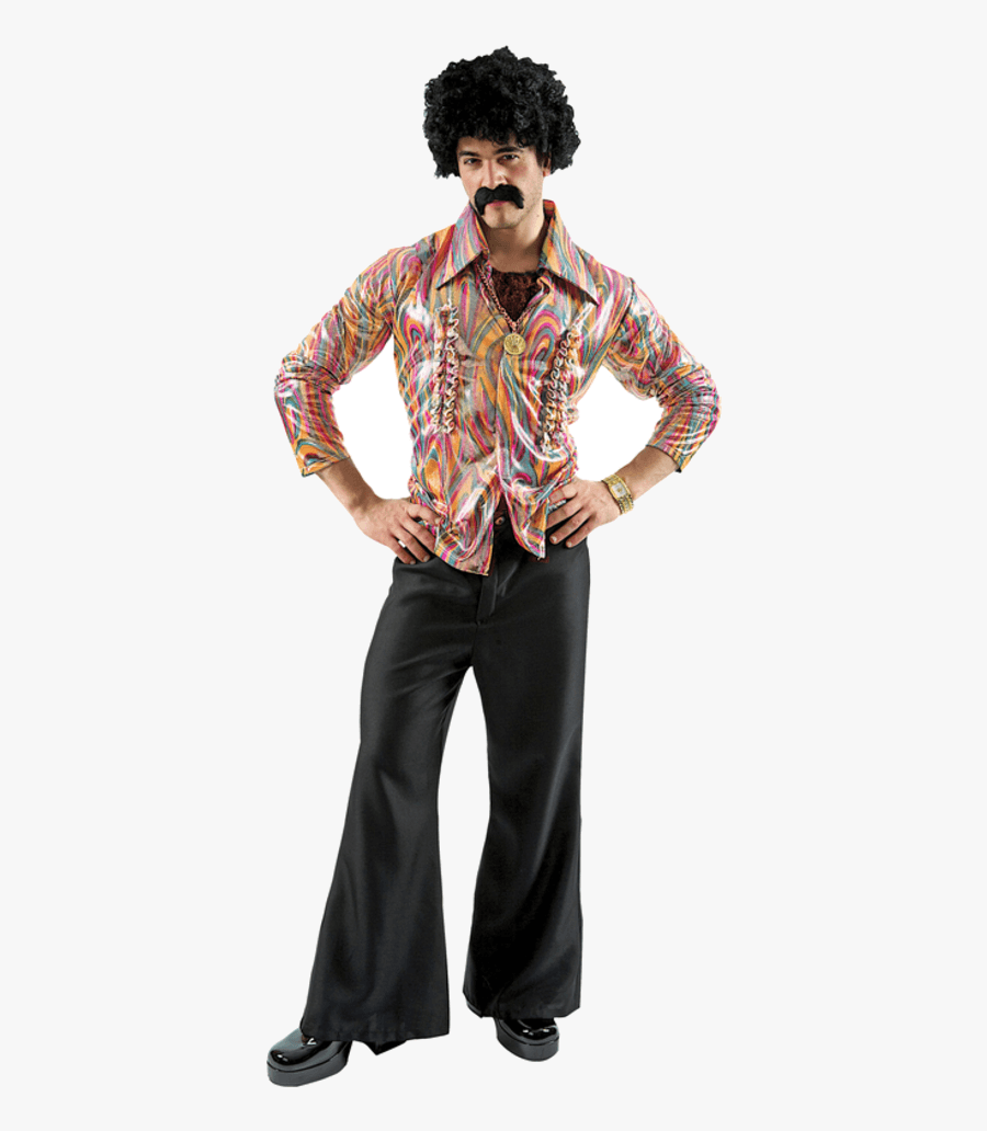 S Dancer Costume - Male Disco Fancy Dress, Transparent Clipart