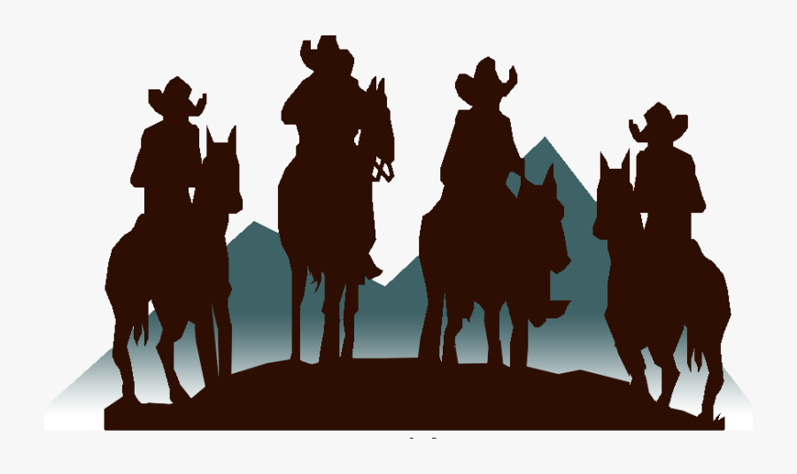 Banner Transparent Library Ourclipart Pin - Western Horseback Riding Clipart, Transparent Clipart