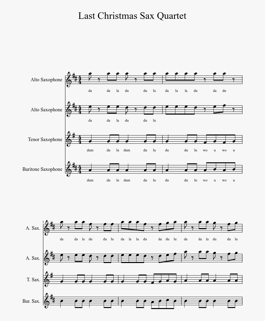Alto Sax Christmas Music Printable - Finally Found Someone Piano Sheet, Transparent Clipart