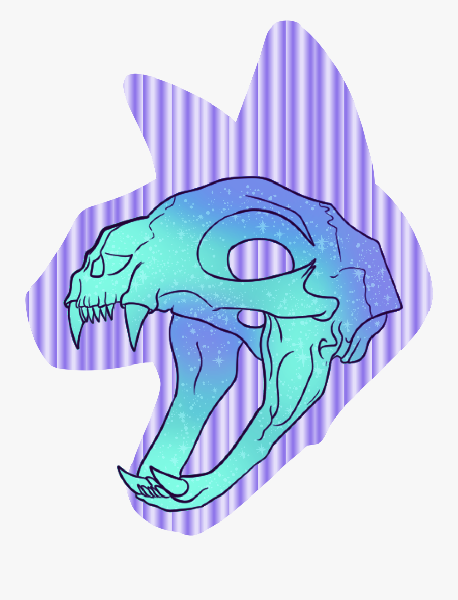 Transparent Cat Skull Png, Transparent Clipart