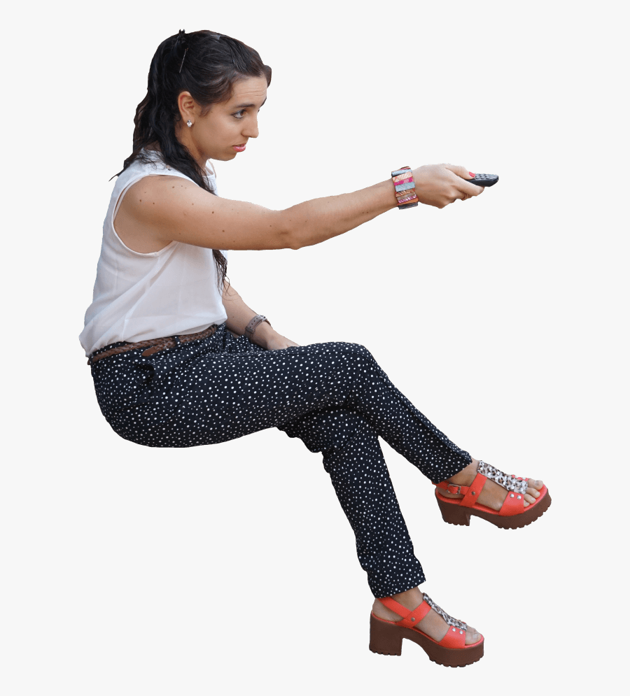 People Watching Png - Person Watching Tv Png, Transparent Clipart