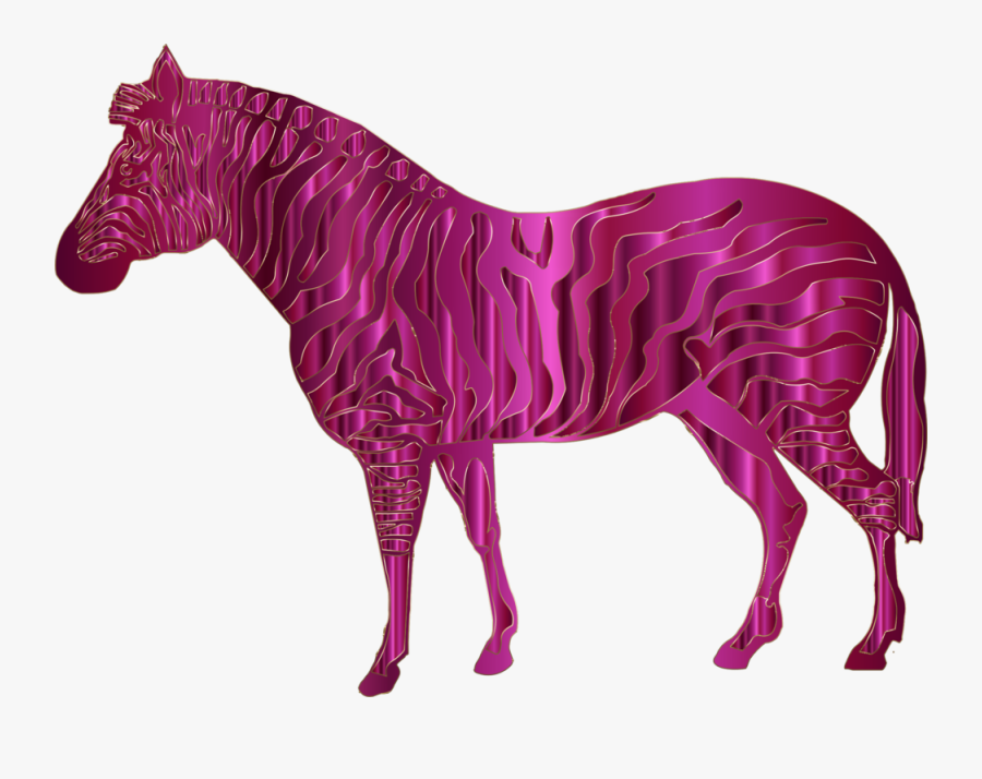 Pink,mare,horse - Blue Zebra Png, Transparent Clipart