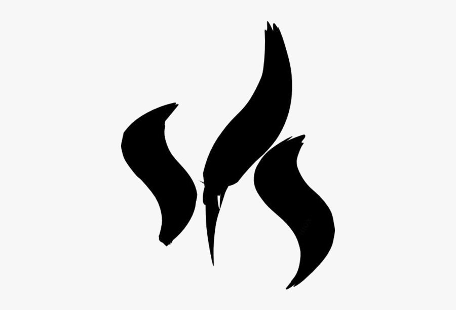 Black Flames Clipart Transparent Background, Transparent Clipart
